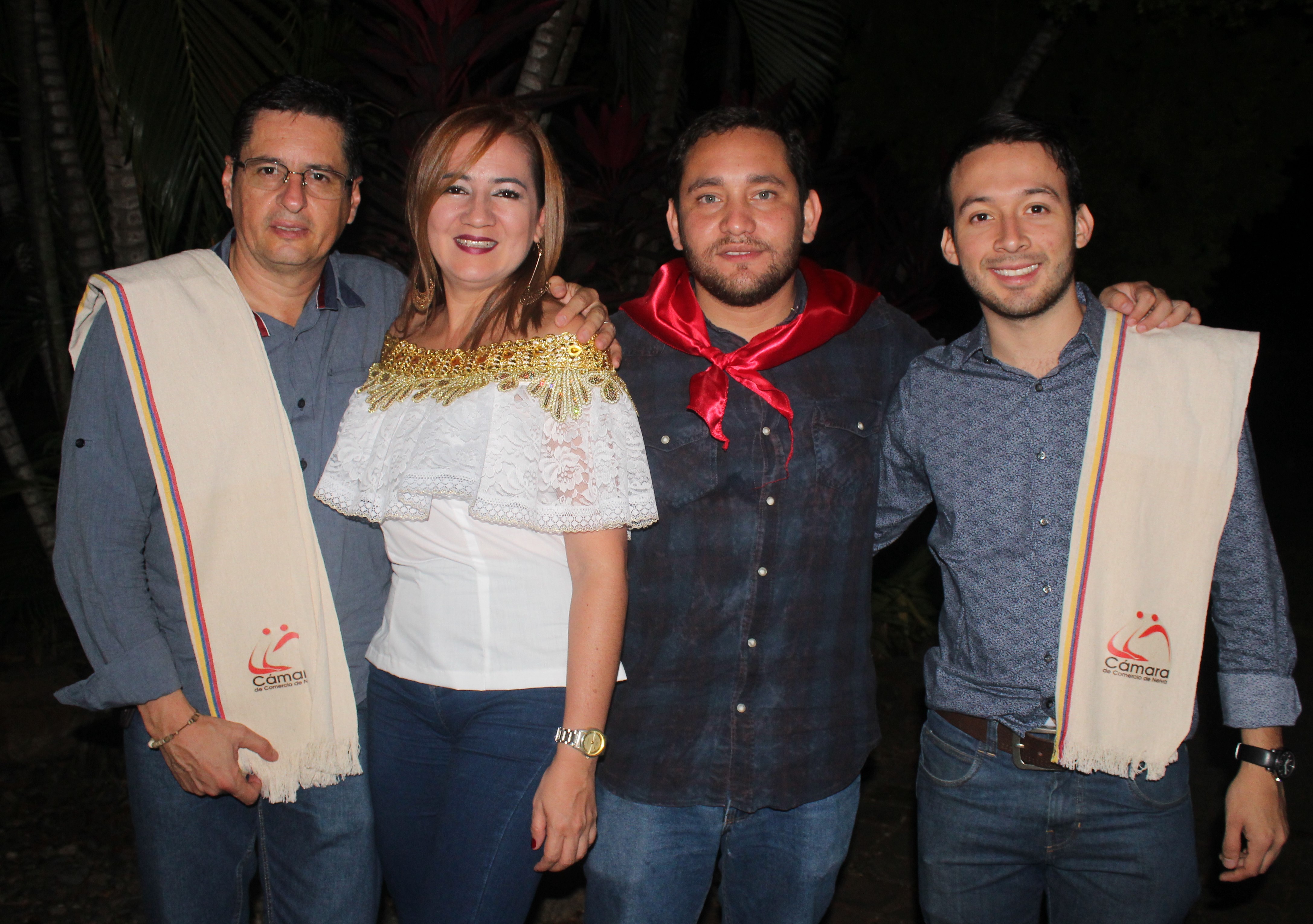Gerardo Martínez, Marta Valbuena, José Daniel Narváez y Nicolás Victoria.